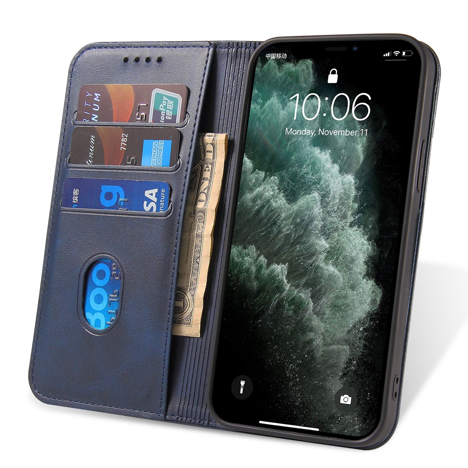 Calf Texture Leather Cover for iPhone 12 Pro Max 6.7 inch Magnetic Stand Phone Case Wallet Calf Texture Leather Cover for iPhone 12 Pro Max 6.7 inch Magnetic Stand Phone Case Wallet